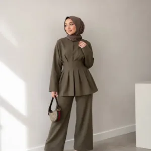 طقم نسائي محتشم قطعتين